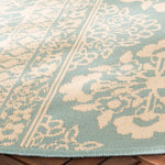 Safavieh Beach House 174 Rug, BHS174 - Cream / Aqua