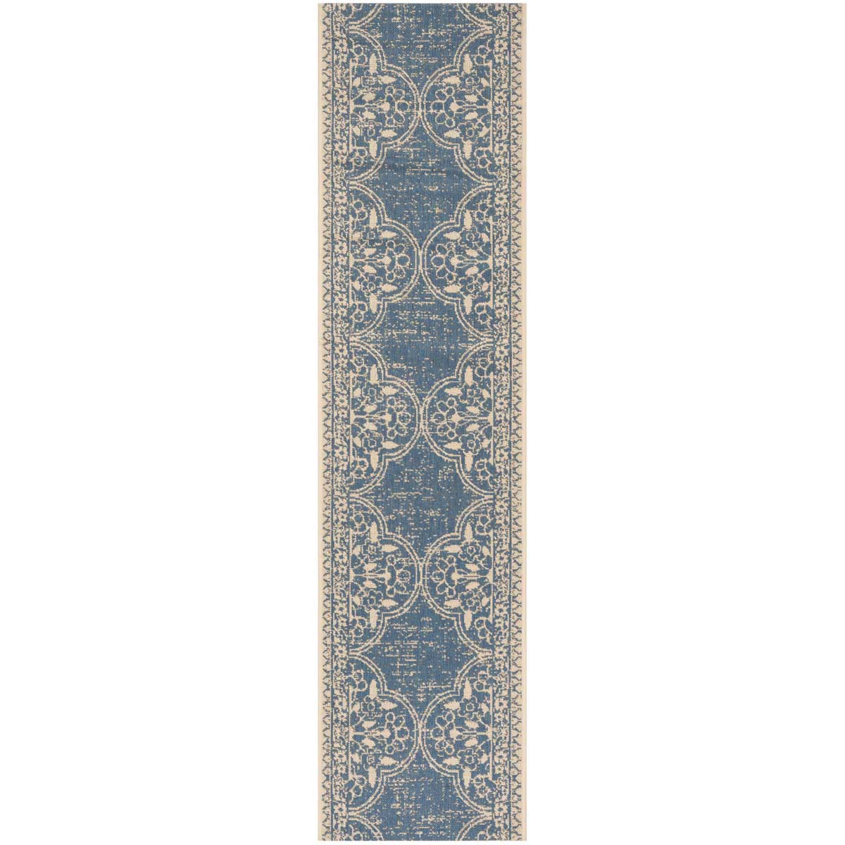 Safavieh Beach House 174 Rug, BHS174 - Cream / Blue