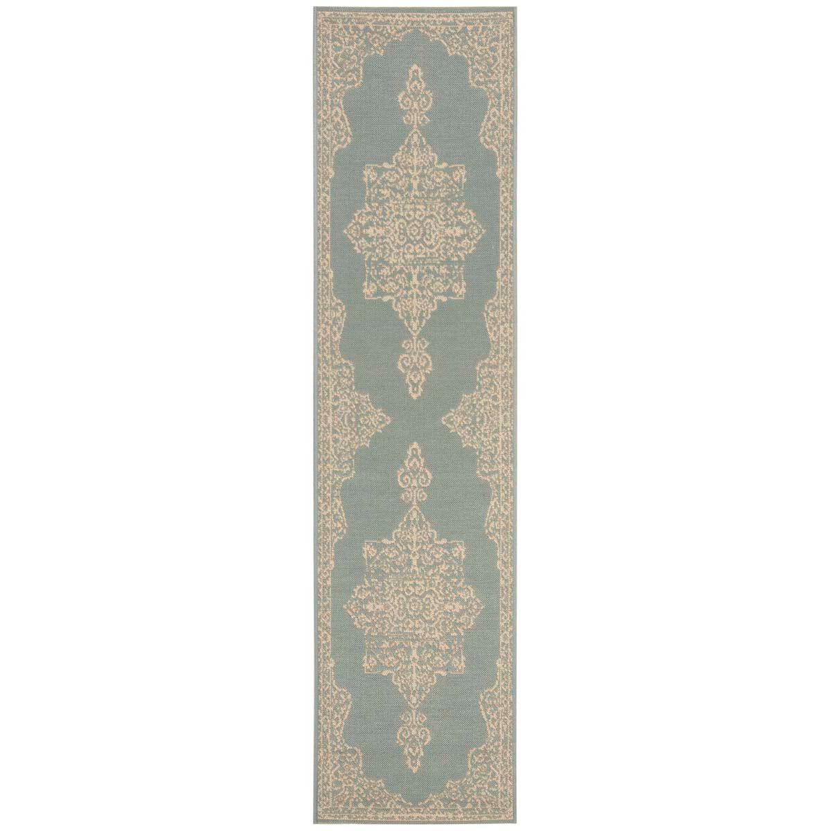 Safavieh Beach House 180 Rug, BHS180 - Cream / Aqua