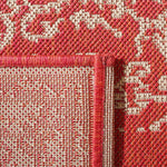 Safavieh Beach House 180 Rug, BHS180 - Red / Creme