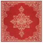 Safavieh Beach House 180 Rug, BHS180 - Red / Creme