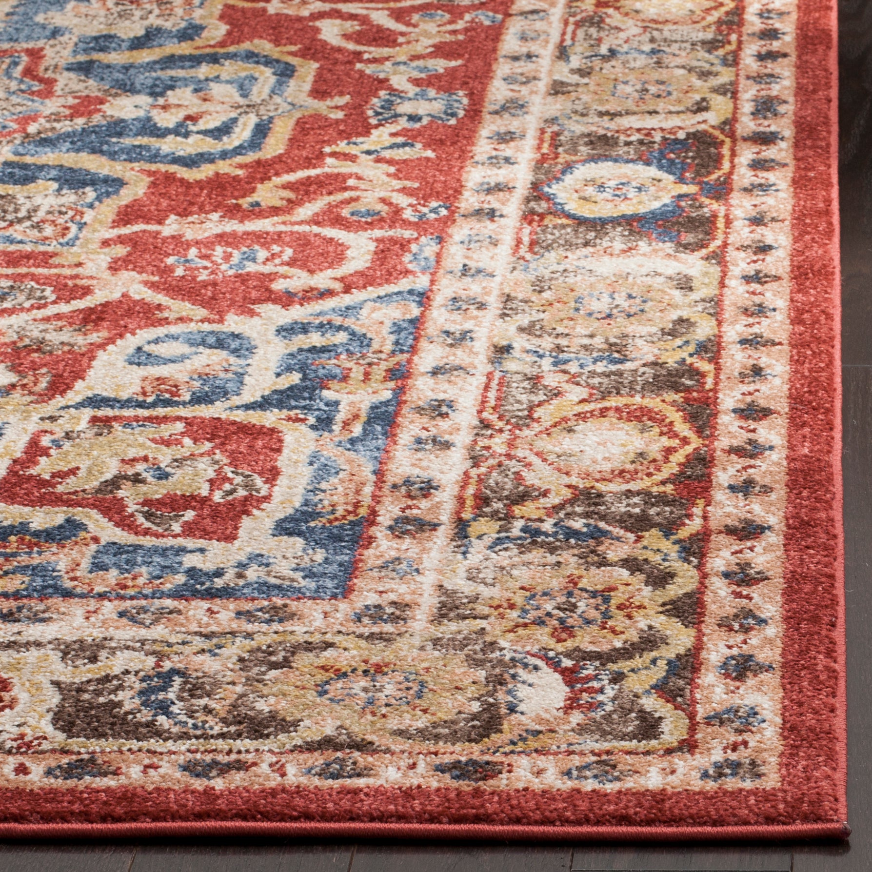 Safavieh Bijar 605 Rug, BIJ605 - Red / Royal