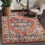 Safavieh Bijar 605 Rug, BIJ605 - Red / Royal