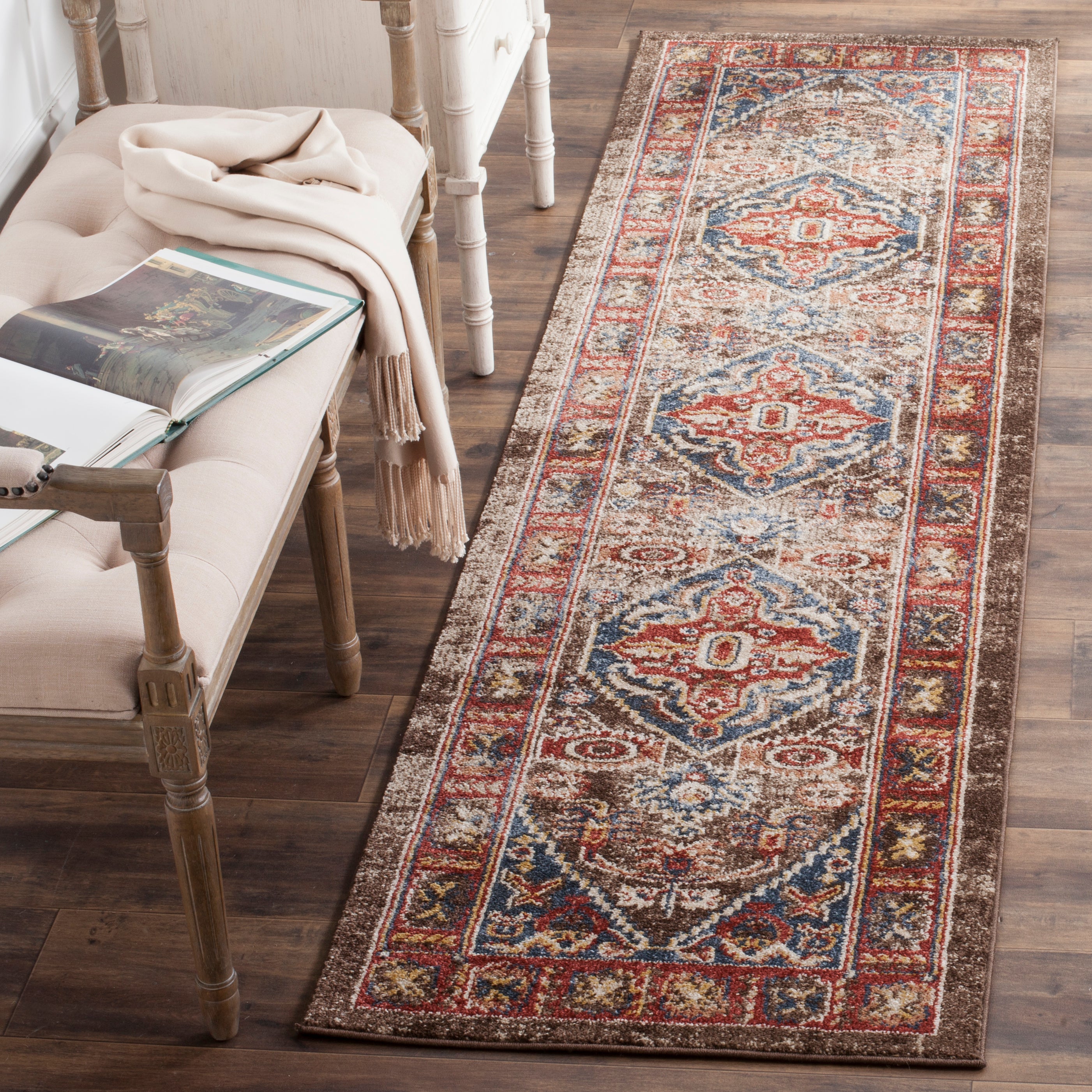 Safavieh Bijar 621 Rug, BIJ621 - Brown / Royal