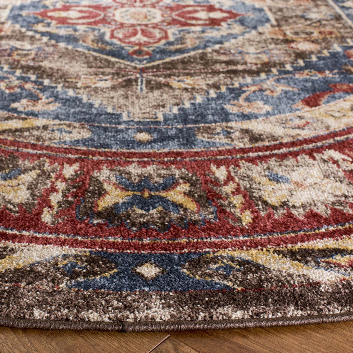 Safavieh Bijar 621 Rug, BIJ621 - Brown / Royal