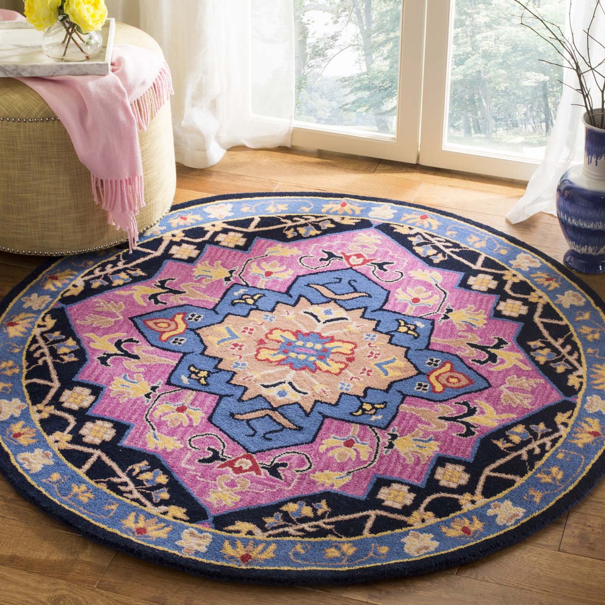 Safavieh Bellagio 506 Rug, BLG506 - Pink / Multi