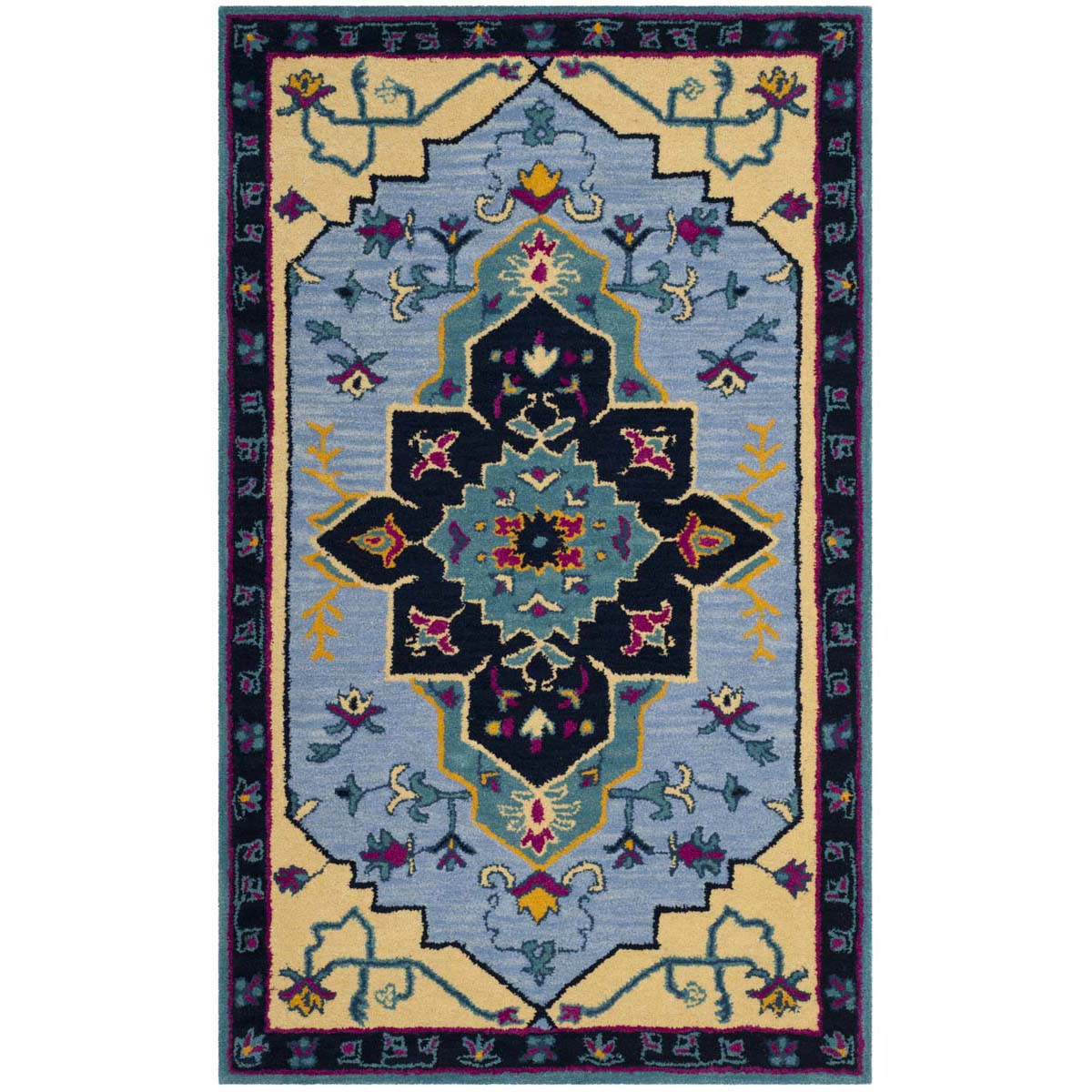 Safavieh Bellagio 506 Rug, BLG506 - Light Blue / Multi