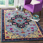 Safavieh Bellagio 506 Rug, BLG506 - Light Blue / Multi