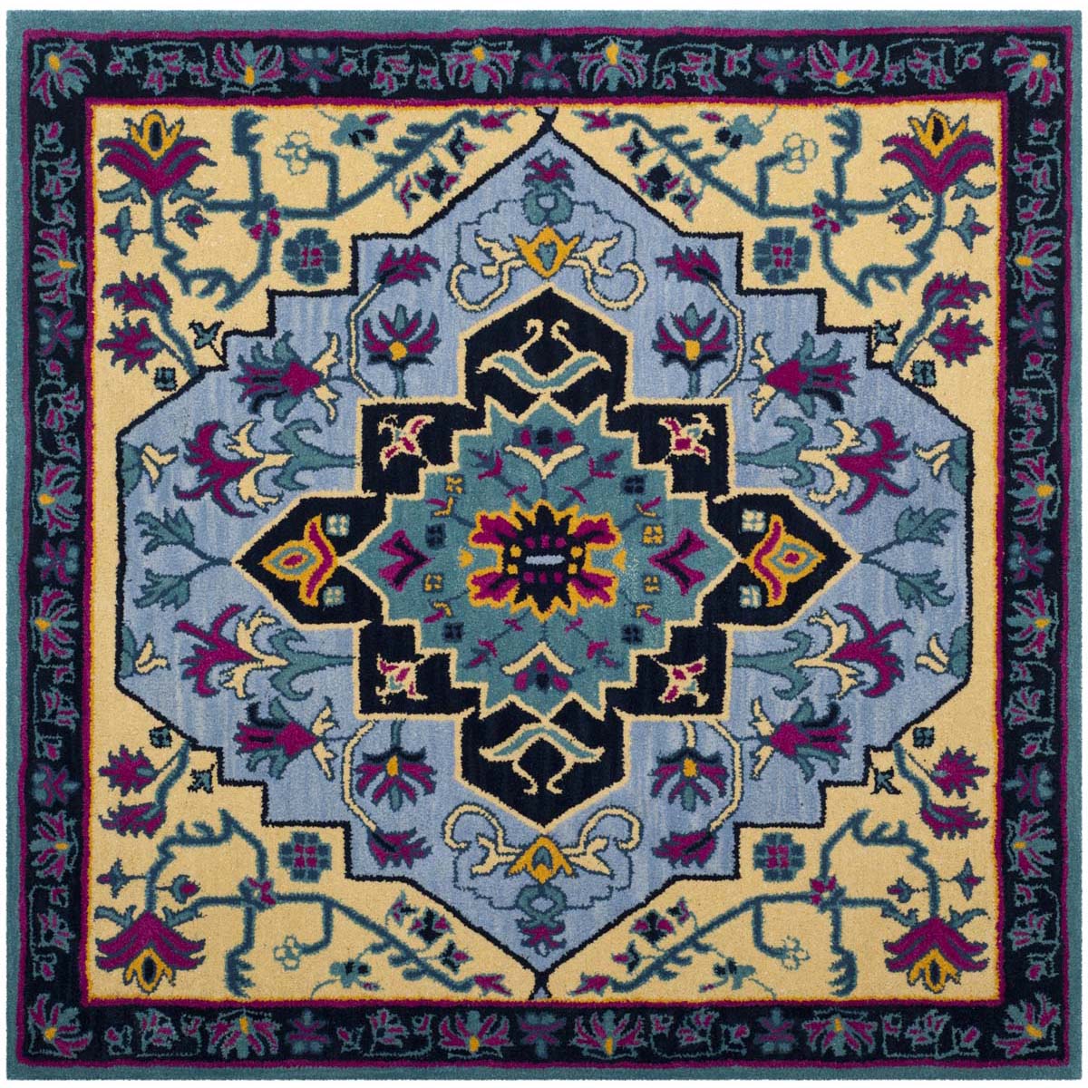 Safavieh Bellagio 506 Rug, BLG506 - Light Blue / Multi