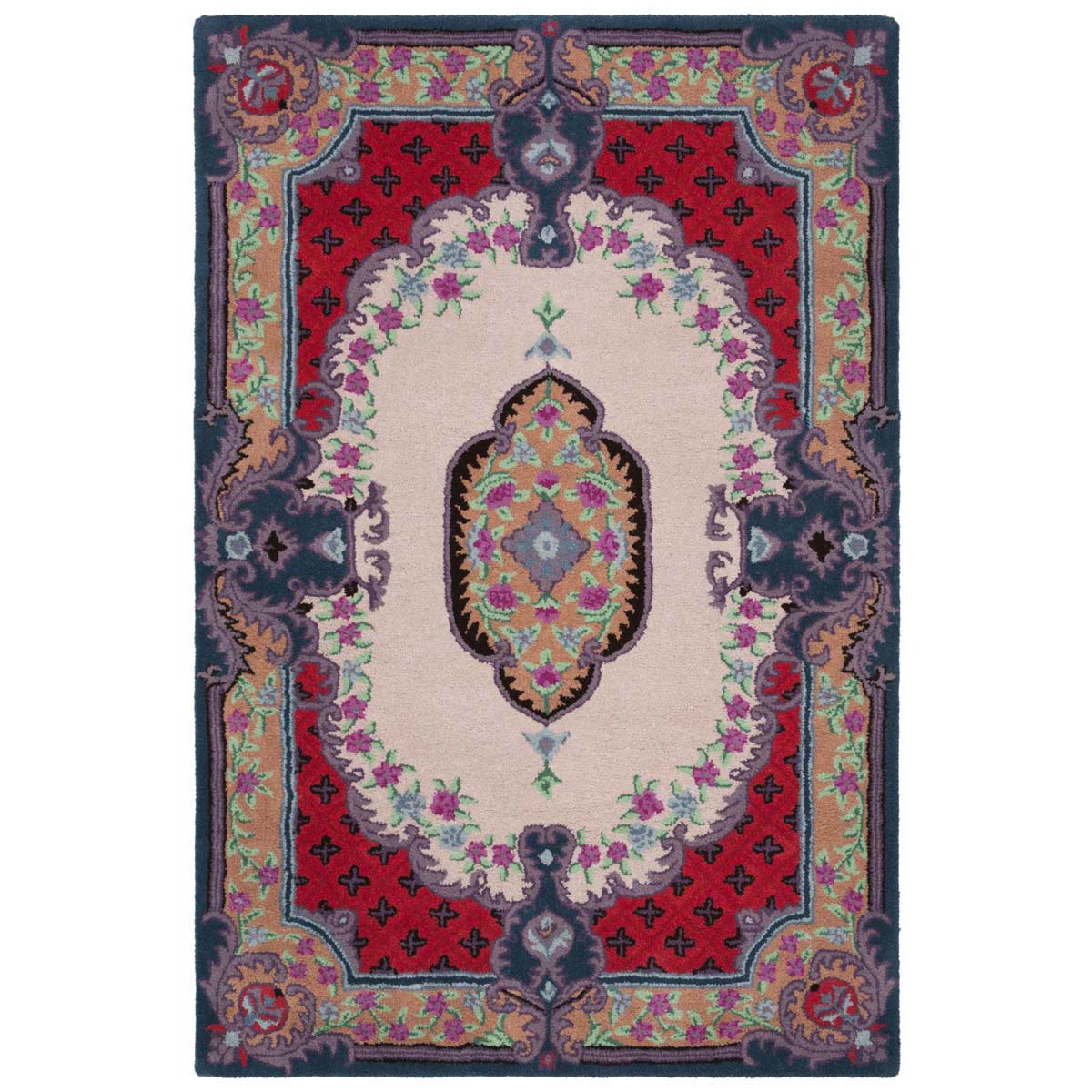 Safavieh Bellagio 535 Rug, BLG535 - Ivory / Pink