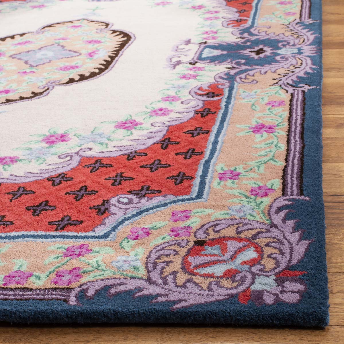 Safavieh Bellagio 535 Rug, BLG535 - Ivory / Pink