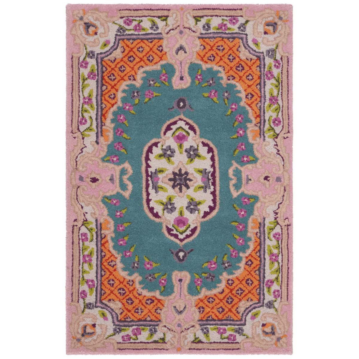 Safavieh Bellagio 535 Rug, BLG535 - Blue / Pink