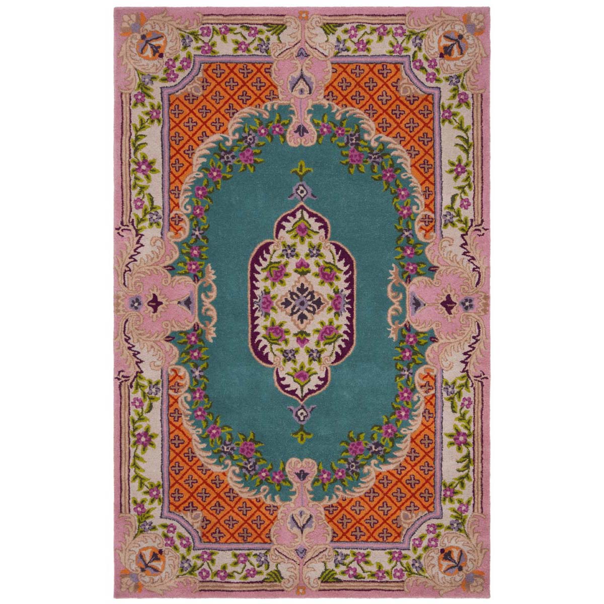 Safavieh Bellagio 535 Rug, BLG535 - Blue / Pink