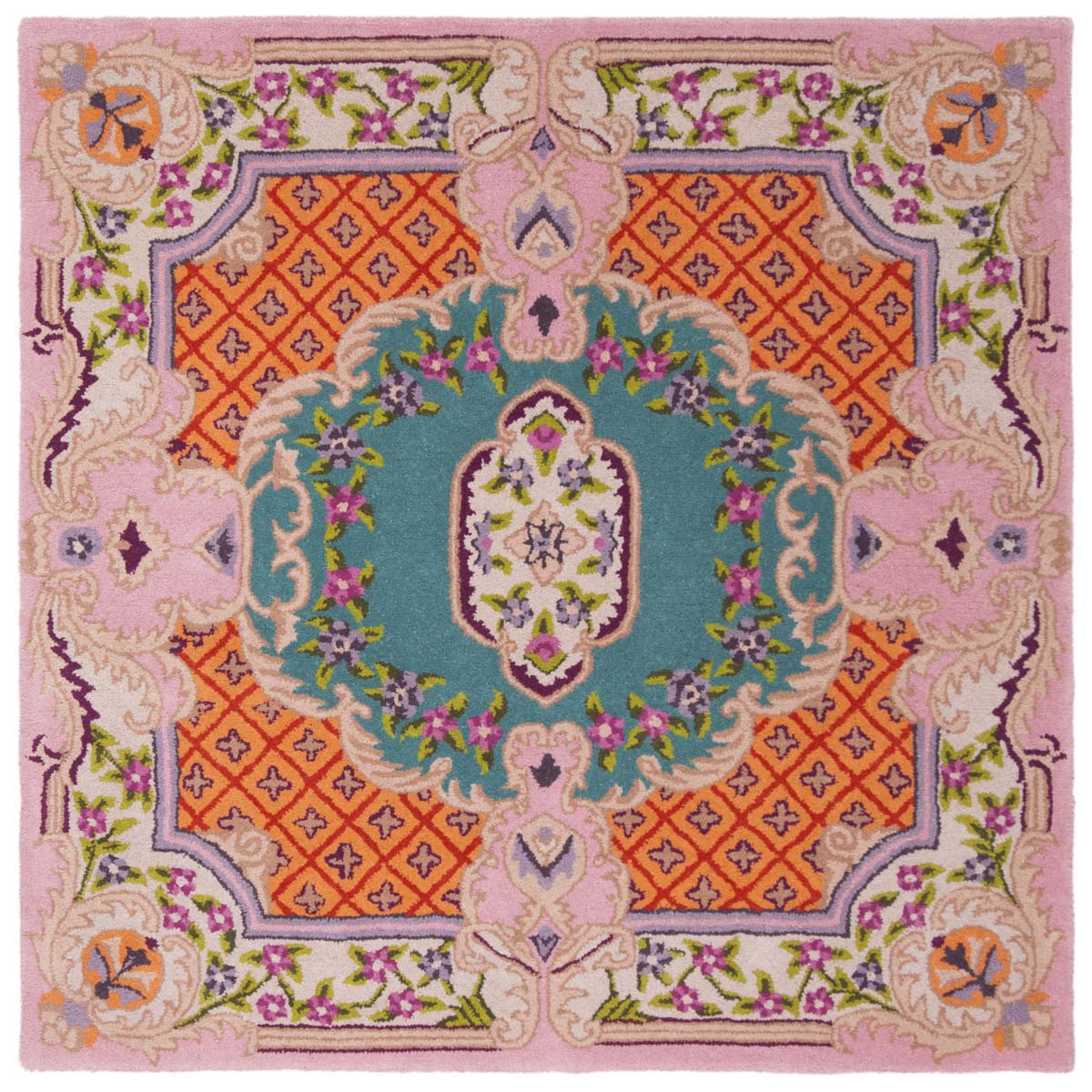 Safavieh Bellagio 535 Rug, BLG535 - Blue / Pink