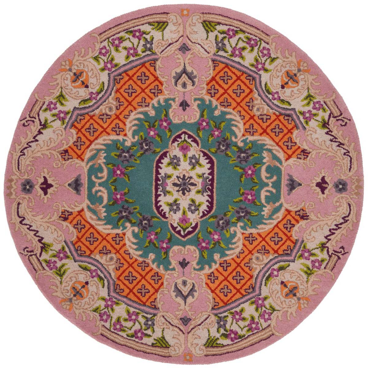 Safavieh Bellagio 535 Rug, BLG535 - Blue / Pink