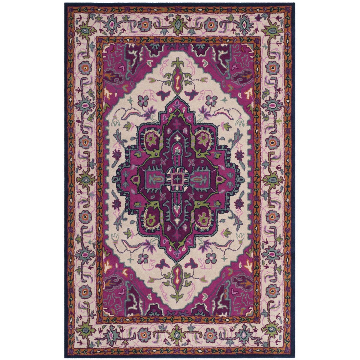 Safavieh Bellagio 541 Rug, BLG541 - Ivory / Pink