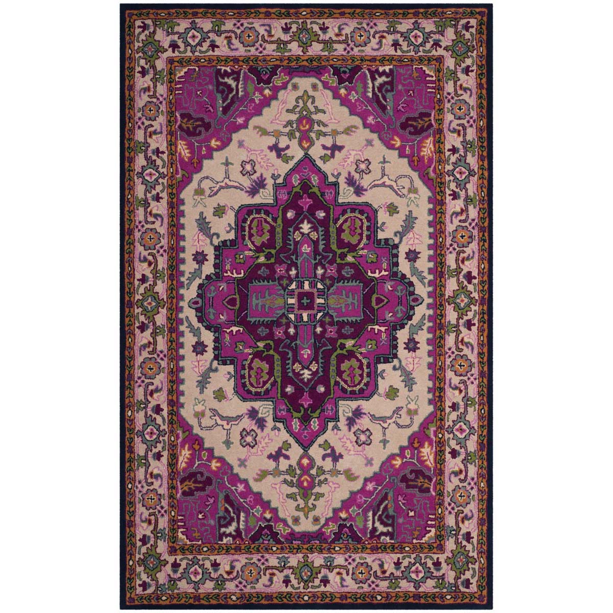 Safavieh Bellagio 541 Rug, BLG541 - Ivory / Pink