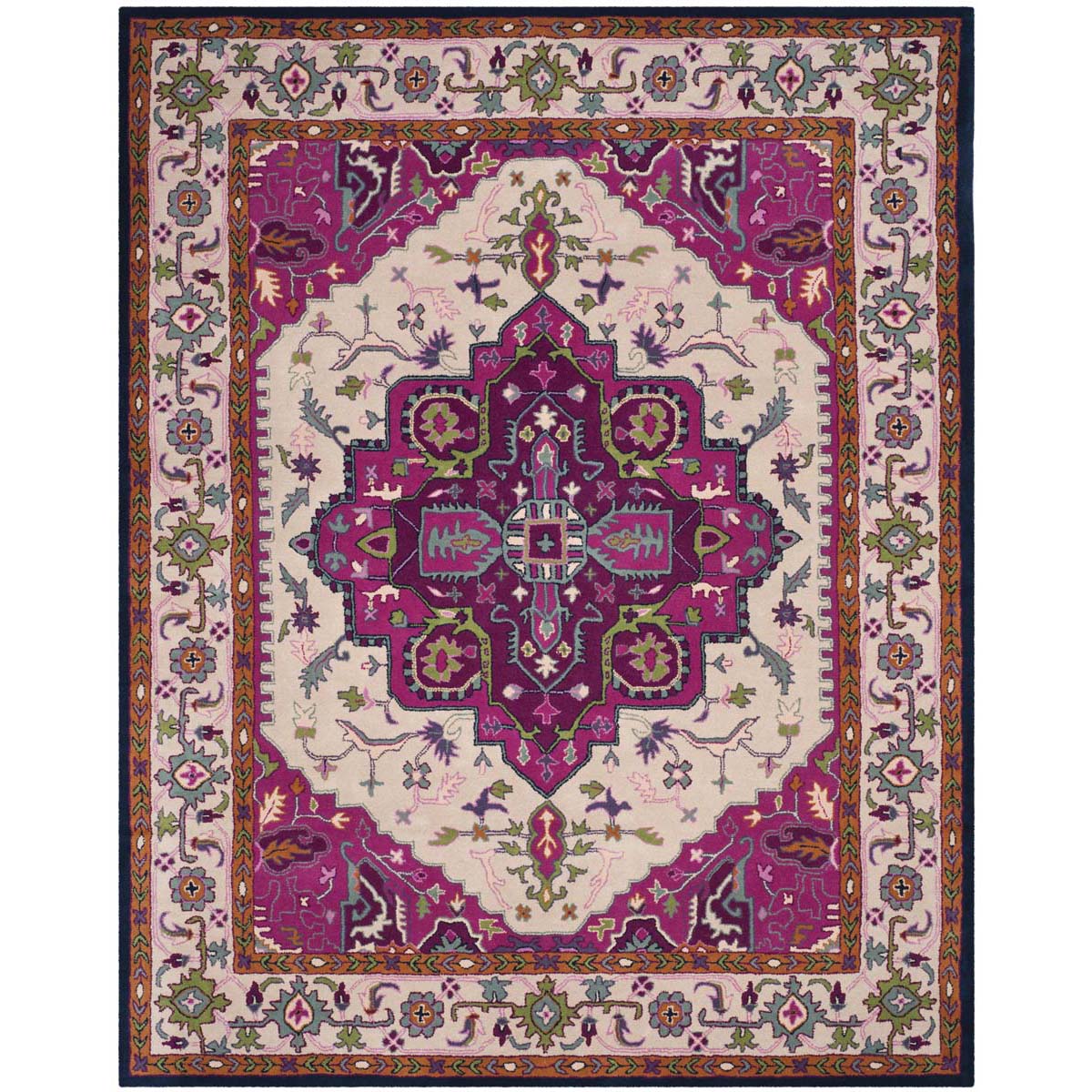 Safavieh Bellagio 541 Rug, BLG541 - Ivory / Pink