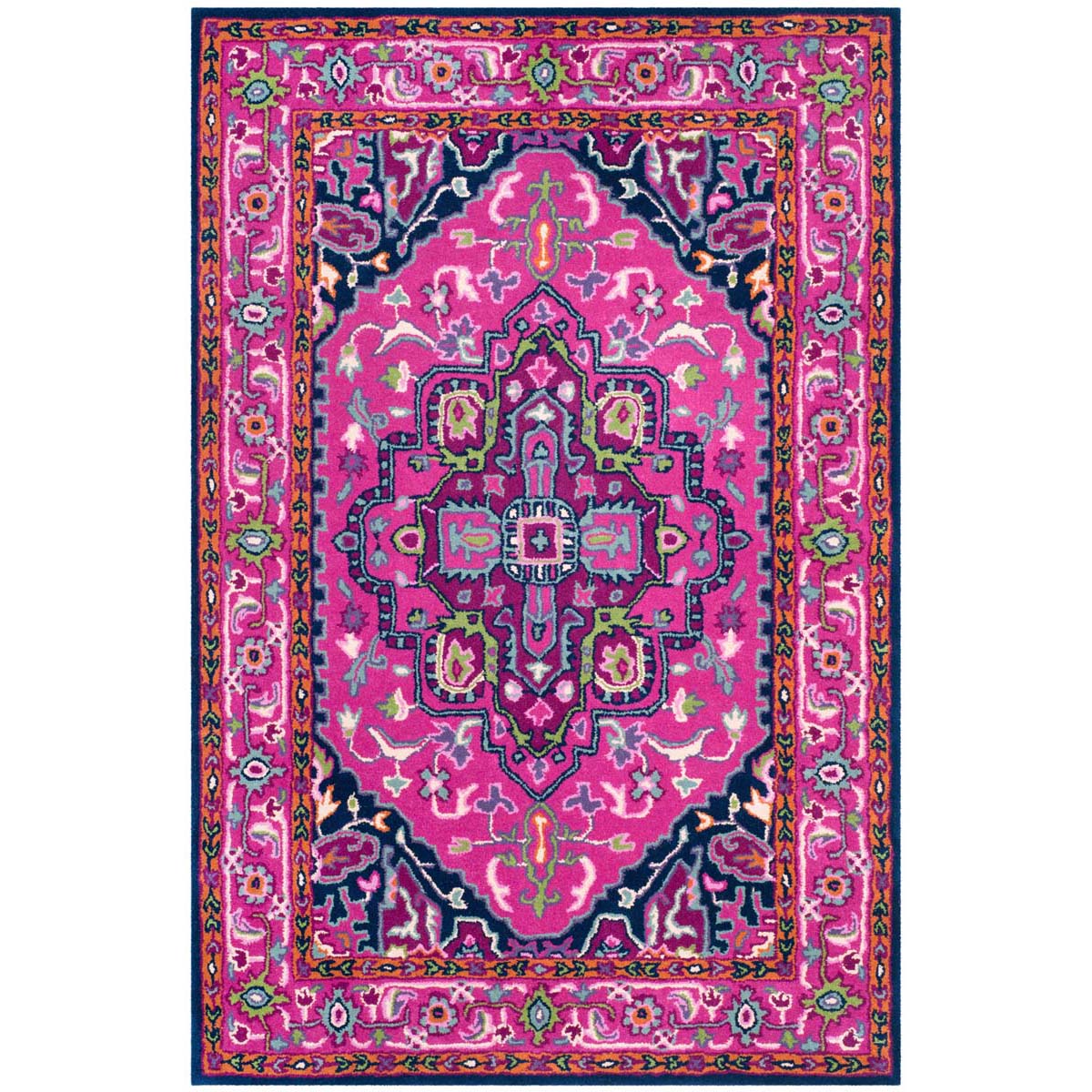 Safavieh Bellagio 541 Rug, BLG541 - Pink / Navy