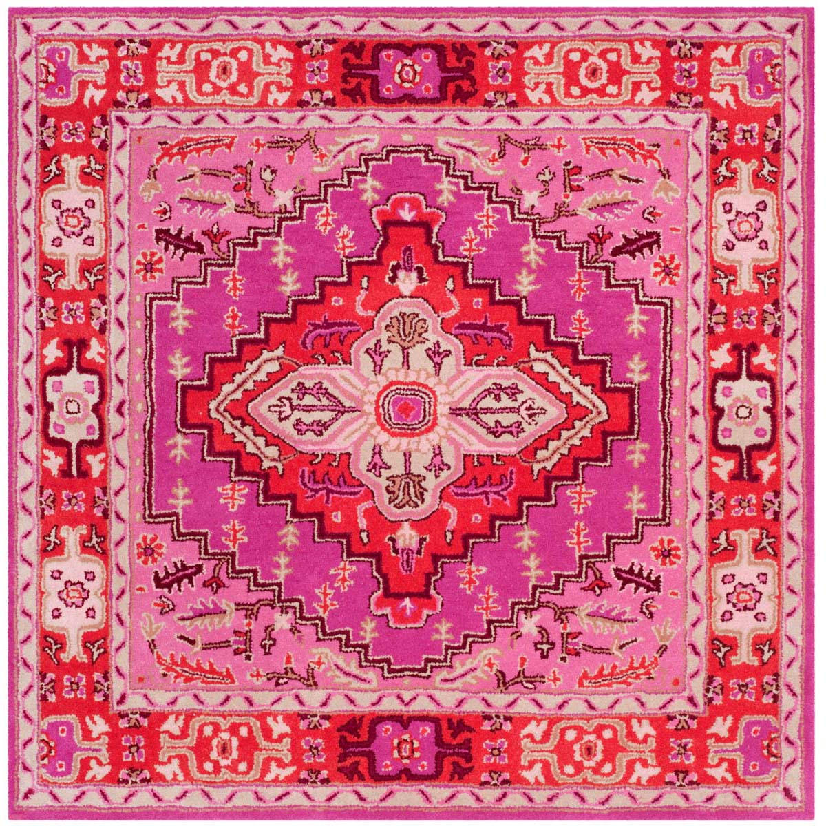 Safavieh Bellagio 545 Rug, BLG545 - Red / Pink