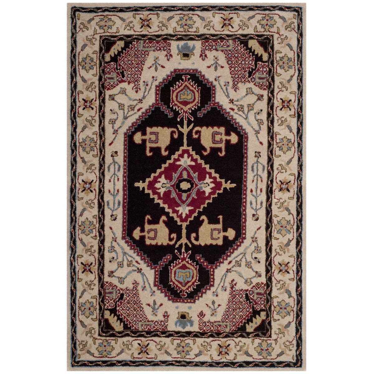 Safavieh Bellagio 549 Rug, BLG549 - Beige / Black