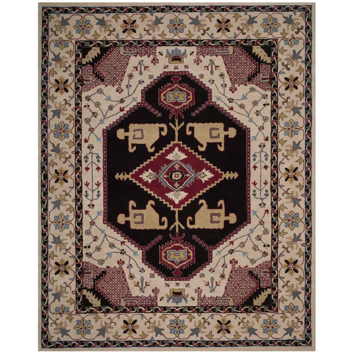 Safavieh Bellagio 549 Rug, BLG549 - Beige / Black