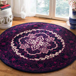 Safavieh Bellagio 597 Rug, BLG597 - Purple / Ivory