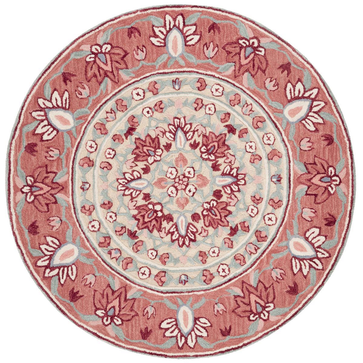 Safavieh Bellagio 601 Rug, BLG601 - Red / Beige