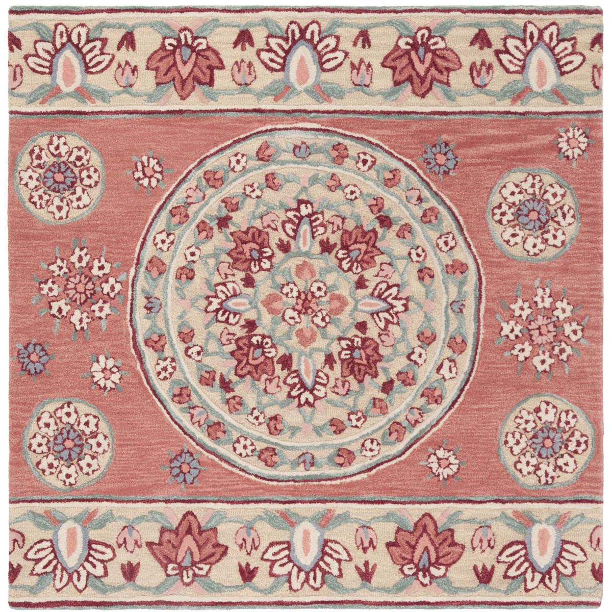 Safavieh Bellagio 601 Rug, BLG601 - Red / Beige