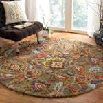 Safavieh Blossom 402 Rug, BLM402 - Green / Multi