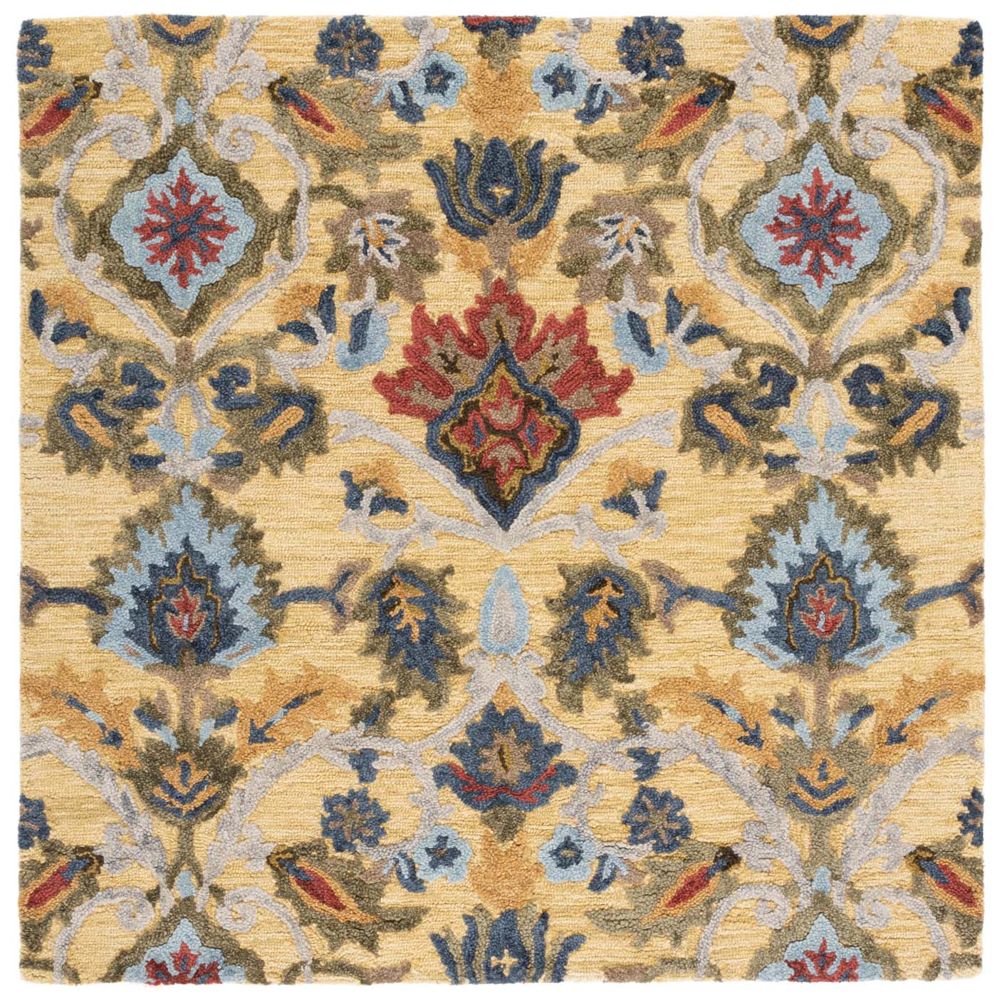 Safavieh Blossom 402 Rug, BLM402 - Gold / Multi