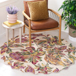 Safavieh Blossom 461 Rug, BLM461 - Ivory / Plum