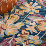 Safavieh Blossom 461 Rug, BLM461 - Blue / Gold