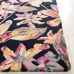 Safavieh Blossom 461 Rug, BLM461 - Black / Plum