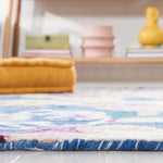 Safavieh Blossom 463 Rug, BLM463 - Light Blue / Plum