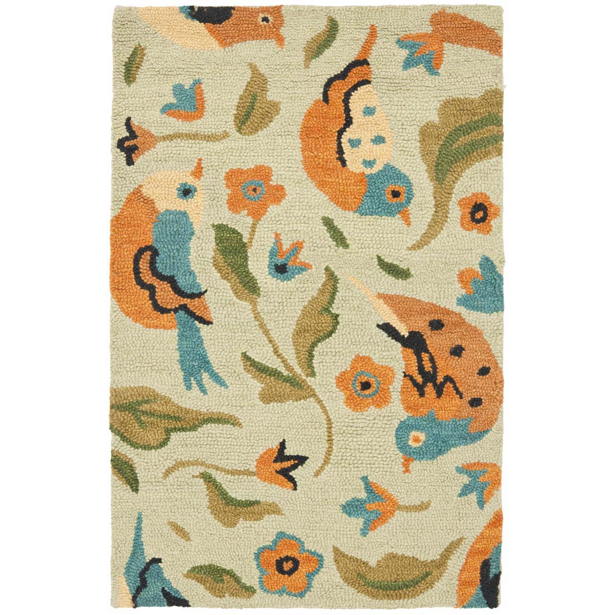 Safavieh Blossom 676 Rug, BLM676 - Sage / Multi