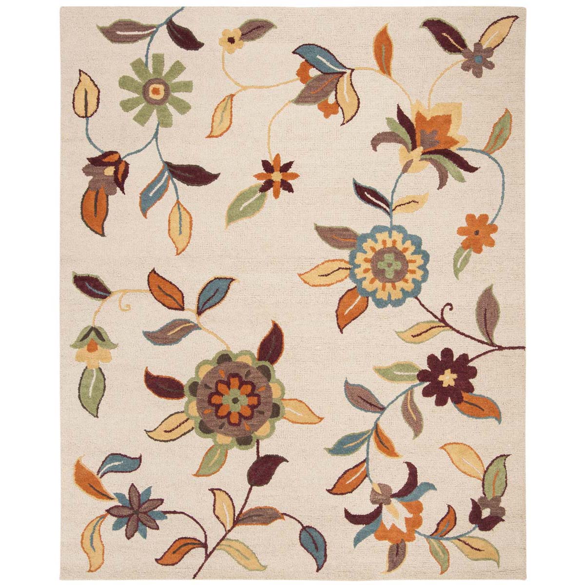 Safavieh Blossom 677 Rug, BLM677 - Beige / Multi