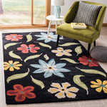 Safavieh Blossom 678 Rug, BLM678 - Black / Multi