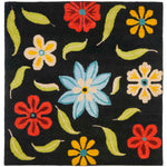 Safavieh Blossom 678 Rug, BLM678 - Black / Multi