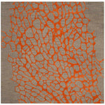 Safavieh Blossom 695 Rug, BLM695 - Grey / Orange