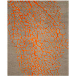 Safavieh Blossom 695 Rug, BLM695 - Grey / Orange