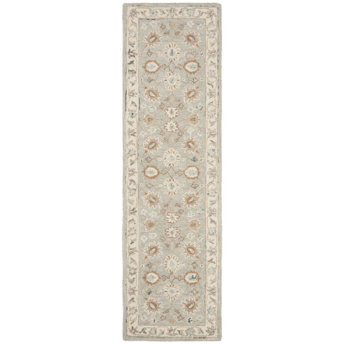 Safavieh Blossom 702 Rug, BLM702 - Aqua / Ivory