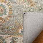 Safavieh Blossom 702 Rug, BLM702 - Aqua / Ivory