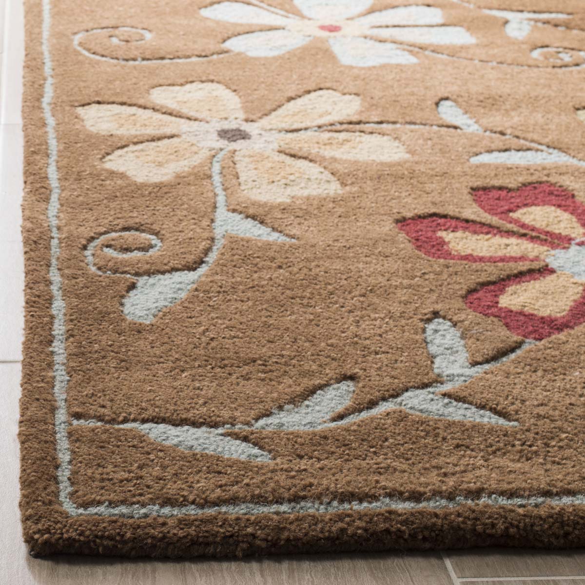 Safavieh Blossom 784 Rug, BLM784 - Camel / Multi