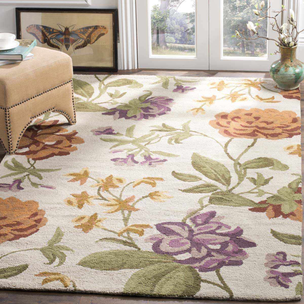 Safavieh Blossom 788 Rug, BLM788 - Ivory / Multi