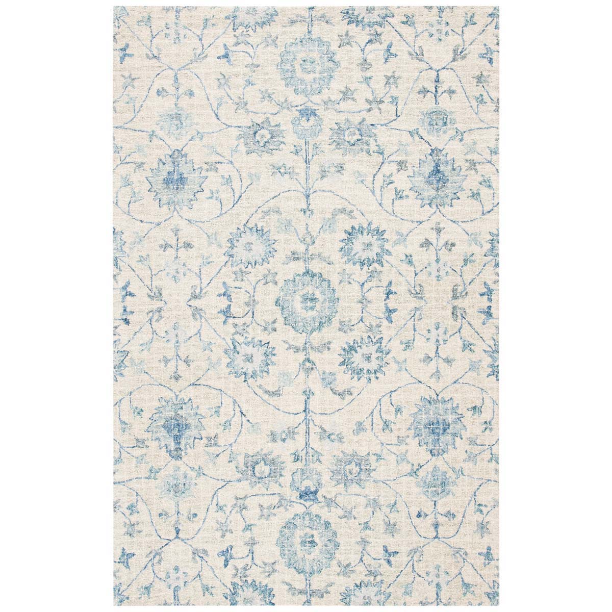 Safavieh Blossom 812 Rug, BLM812 - Silver / Blue