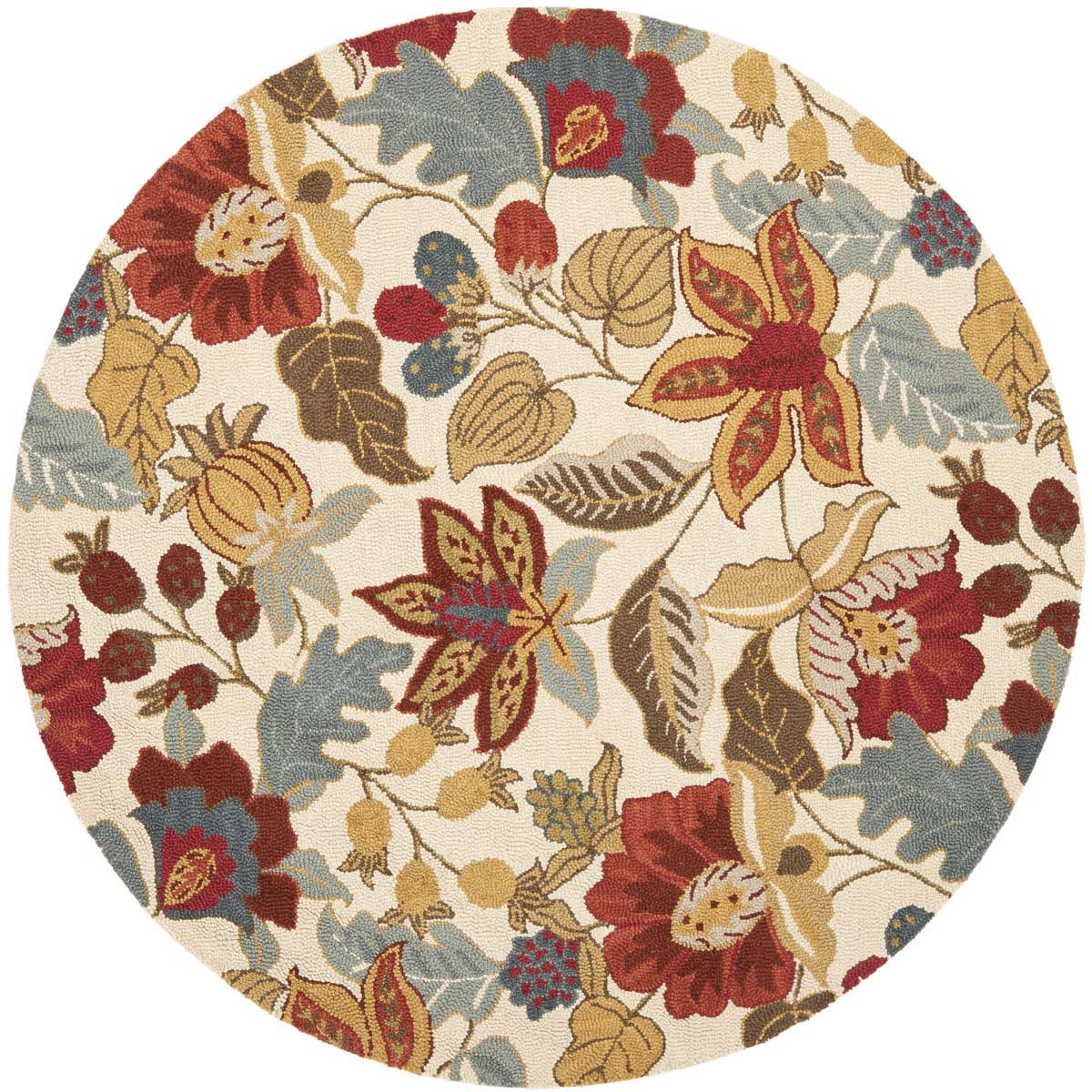 Safavieh Blossom 863 Rug, BLM863 - Ivory / Multi