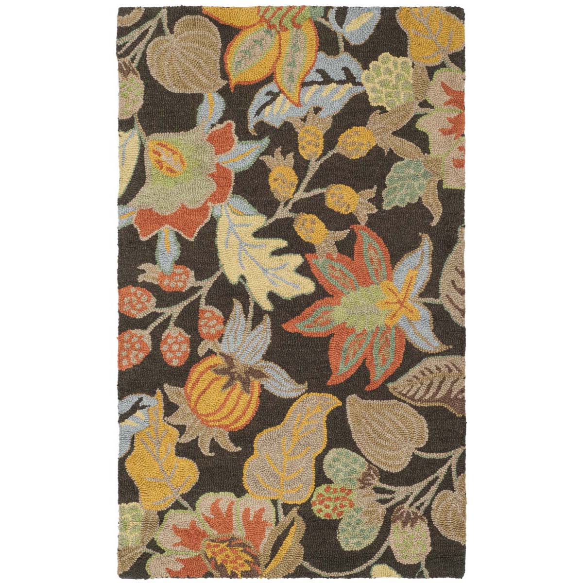 Safavieh Blossom 863 Rug, BLM863 - Black / Multi