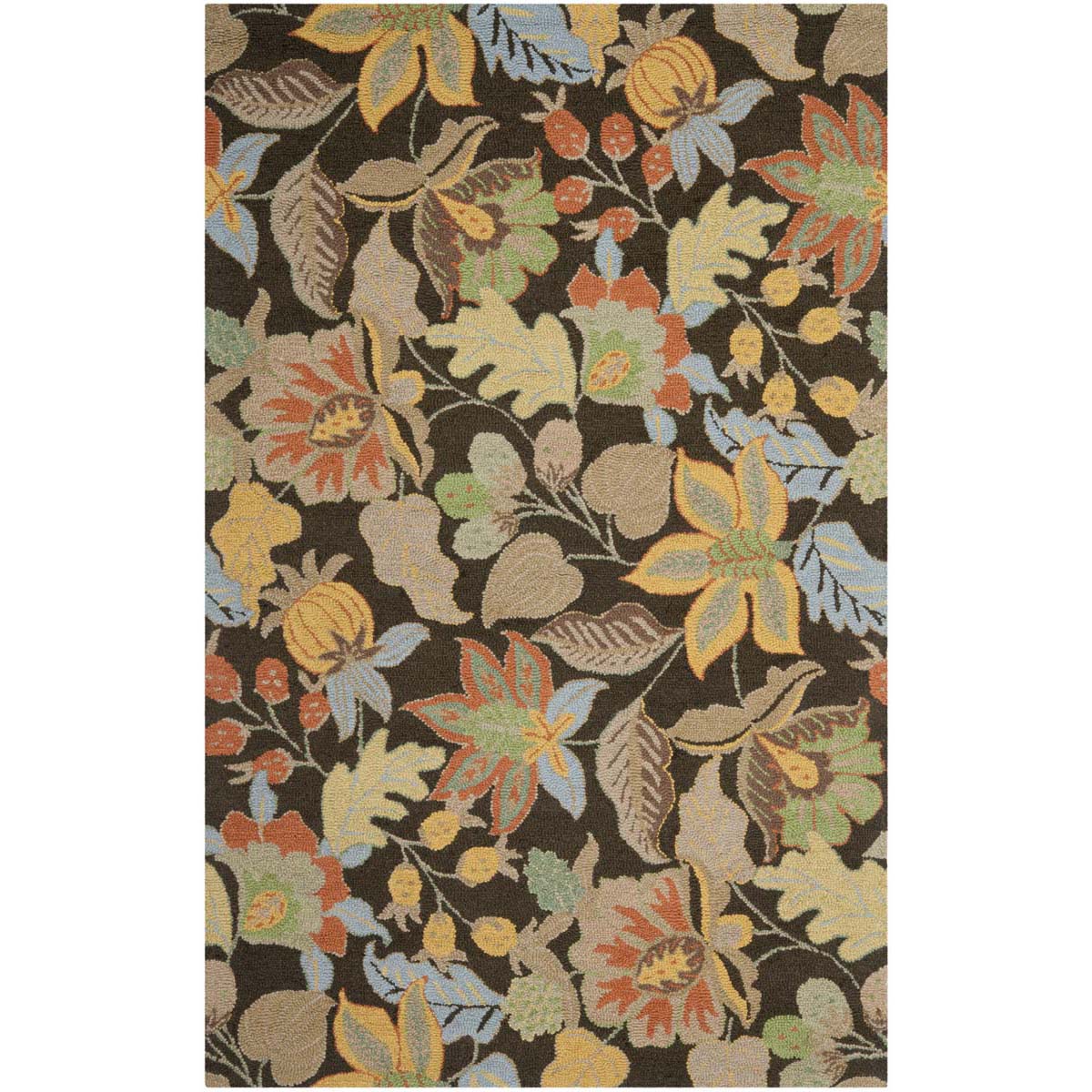 Safavieh Blossom 863 Rug, BLM863 - Black / Multi