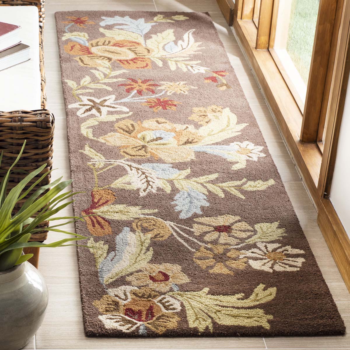 Safavieh Blossom 915 Rug, BLM915 - Brown / Multi